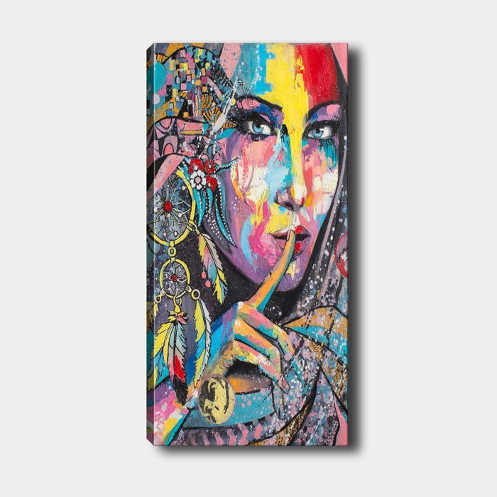 Wallity Lienzo Decorativo Multicolor 50 x 120 cm